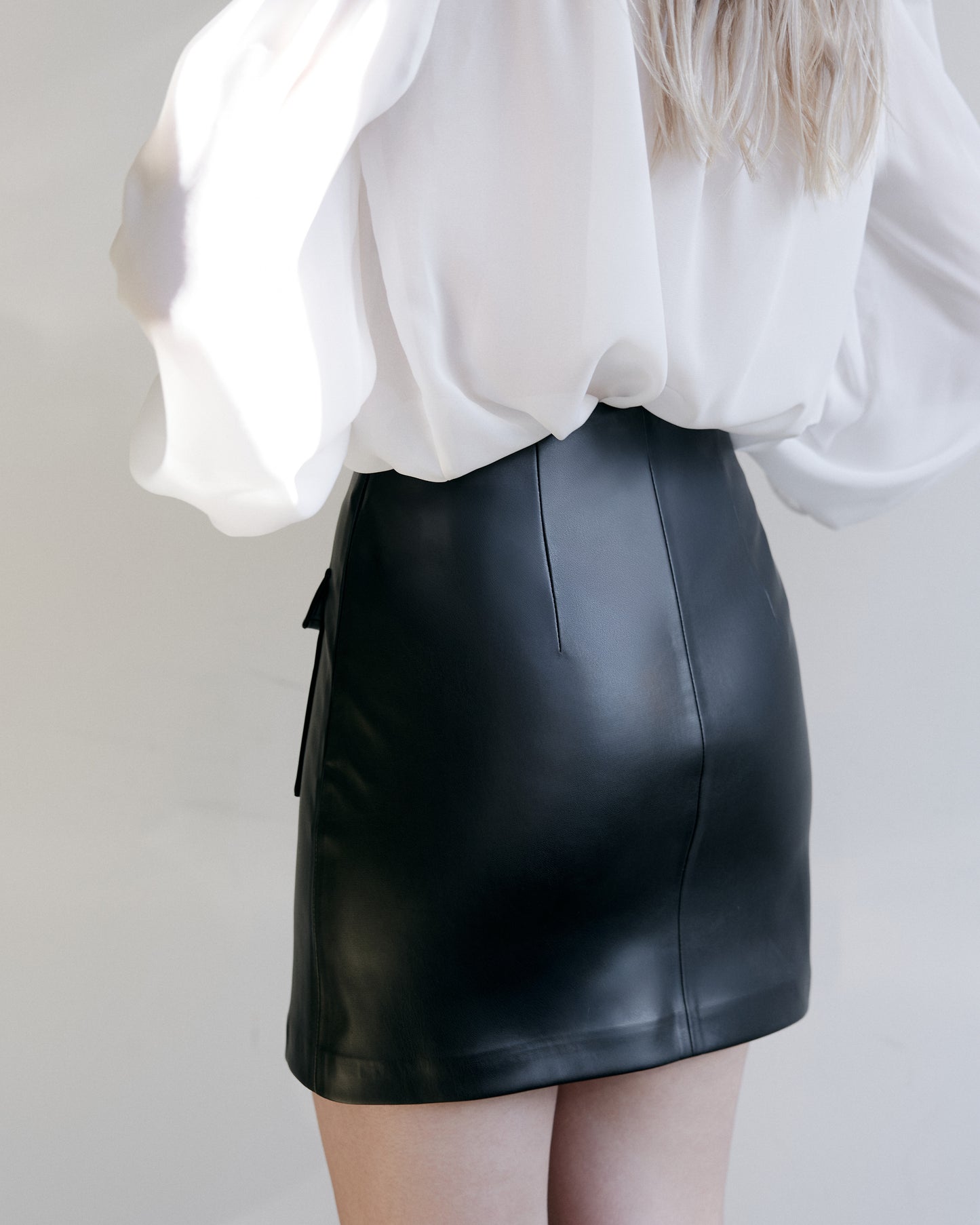 Eco-Leather Skirt