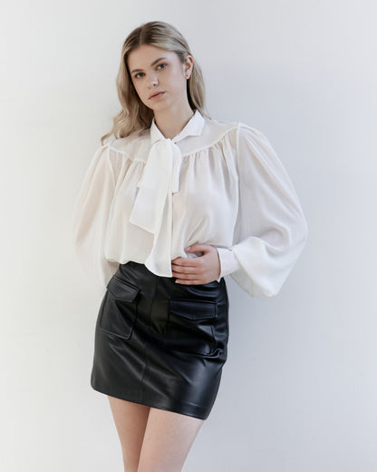 Eco-Leather Skirt