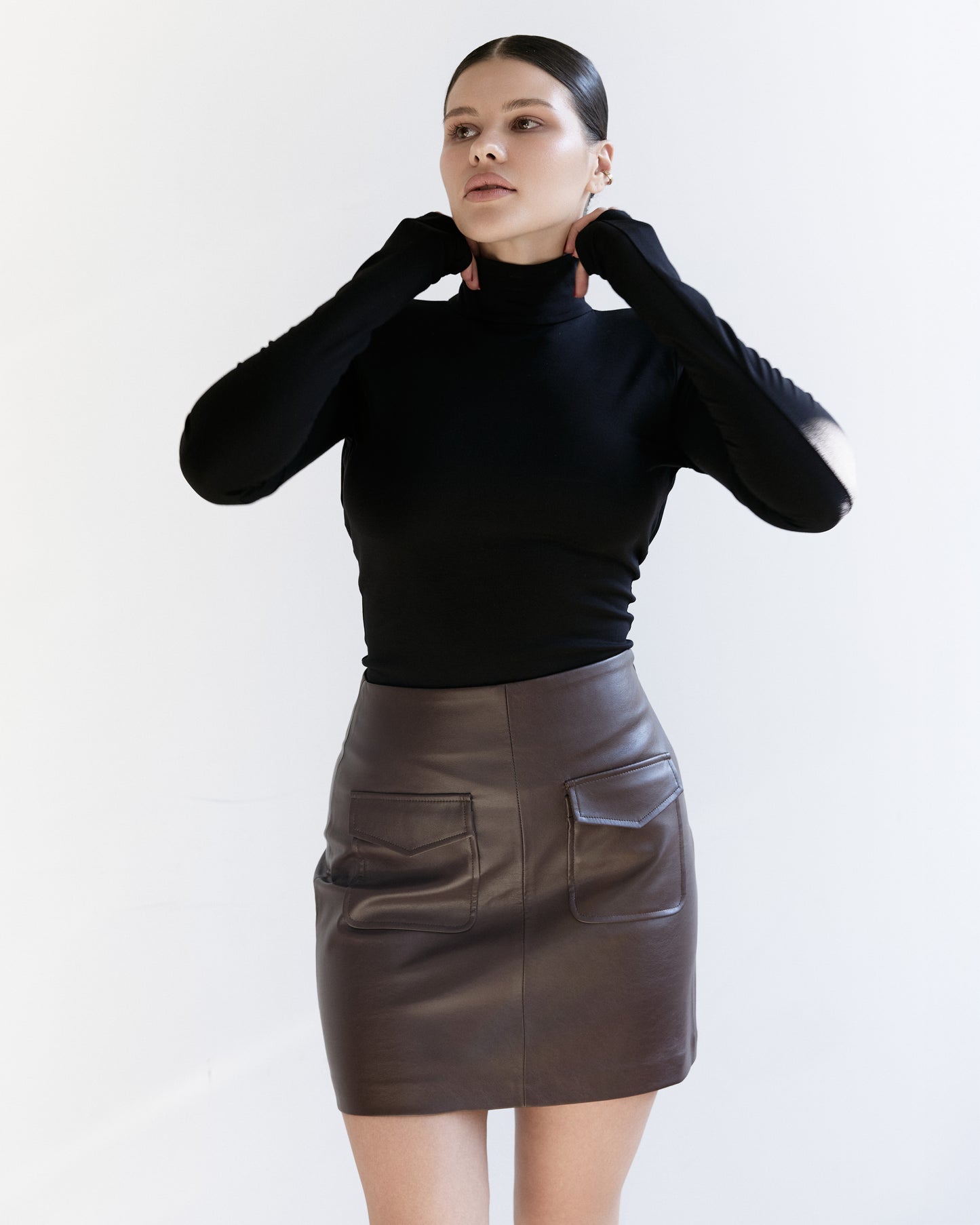 Eco-Leather Skirt
